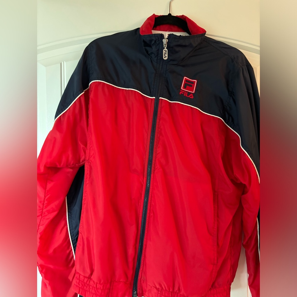 Vintage FILA Sport Men's Italia Track Jacket — Size small